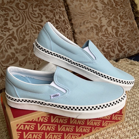 Vans Classic Slip On Check Foxing Men’s - Picture 8 of 16